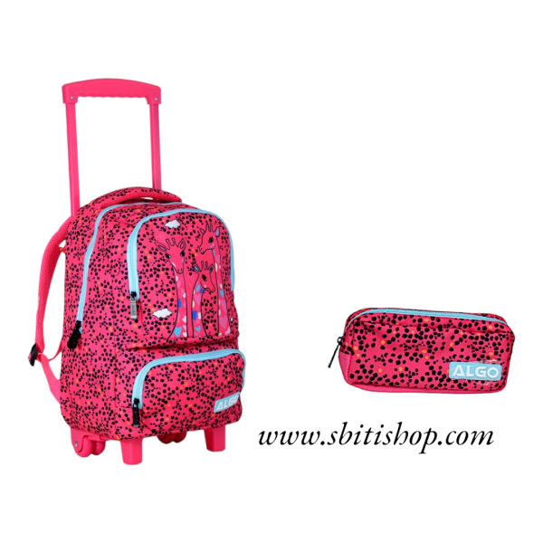 Cartable à roulettes ALGO 2 pièces