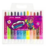 Crayons à Roulettes YALONG - 12 Couleurs