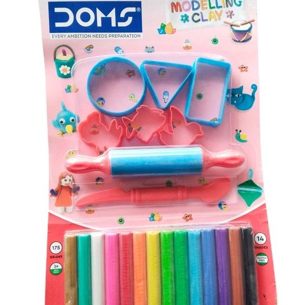 Pâte à modeler DOMS - 14 Couleurs