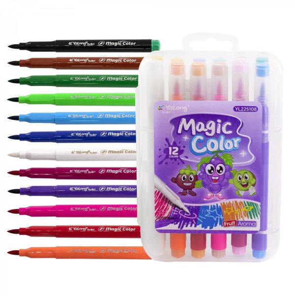Feutres Yalong 12 Couleurs