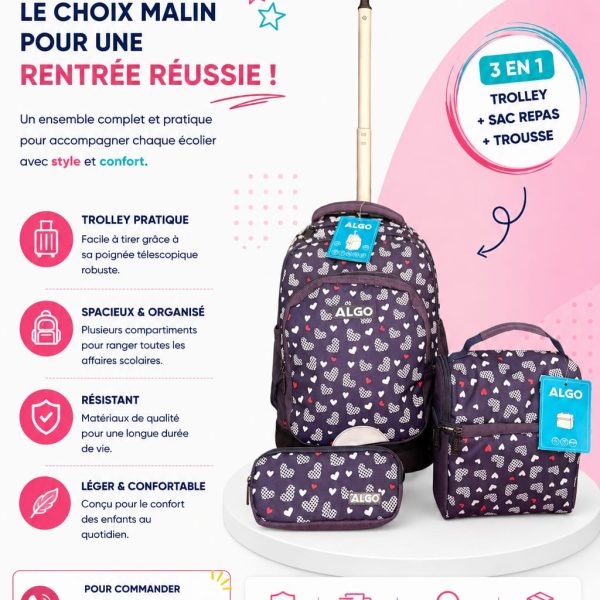 CARTABLE A ROULETTES ALGO 3 PIÈCES 18 – Image 2
