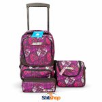CARTABLE A ROULETTES ALGO 3 PIECES TAILLE 16